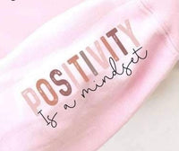 Positivity is a mindset GRUNGE SLEEVE 20419 DTF transfer