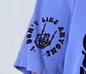 I don’t like anyone pocket (HW) 31075 DTF transfer