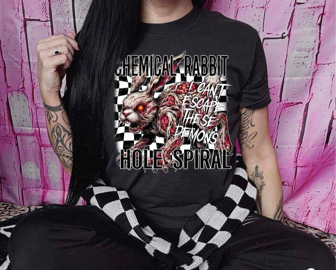 Chemical rabbit hole spiral (LYTTLE) 29816 DTF transfer