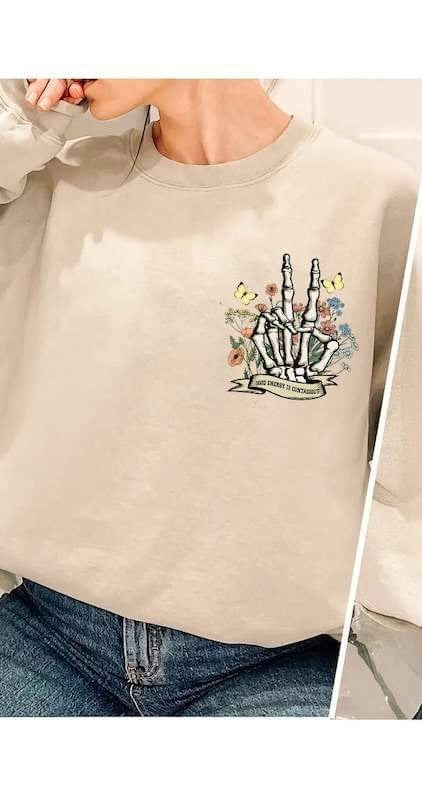 skellie hand florals 20684 DTF transfer