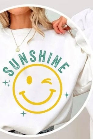 sunshine happy face 29873 DTF transfer