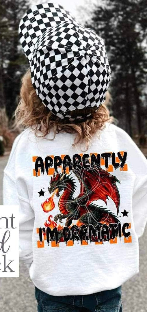 Apparently im dramatic fire breathing dragon (LYTTLE) 26094 DTF transfer