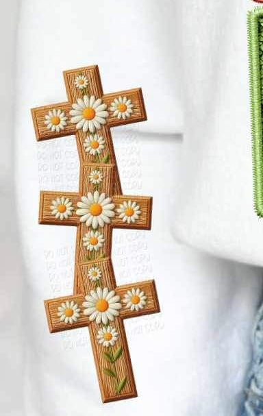 Daisy cross 24960 DTF transfer