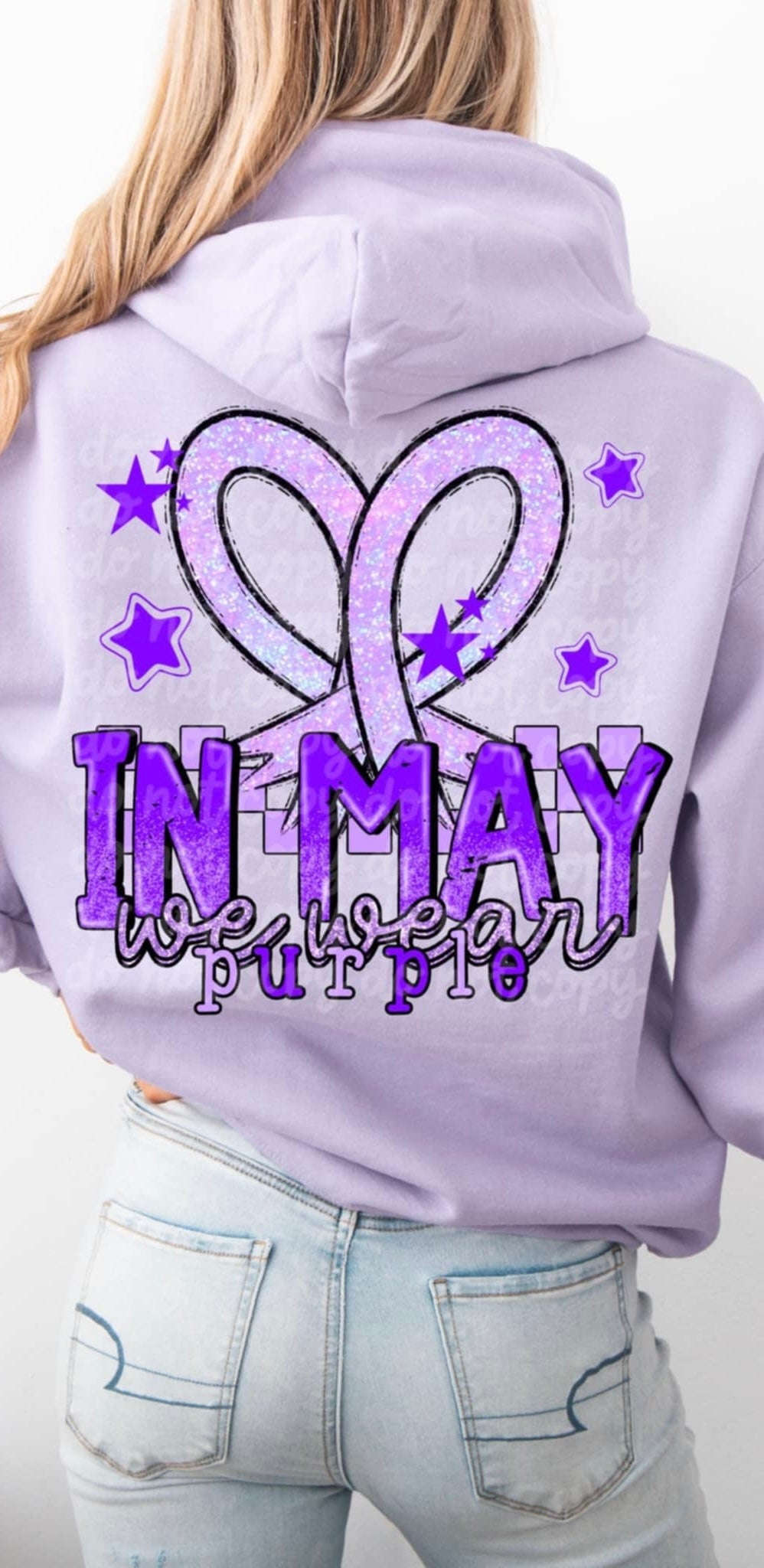 In may we wear purple 85847 DTF transfer