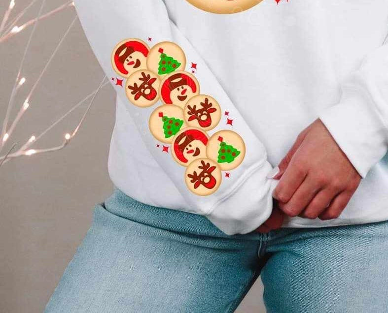 Christmas cookies sleeve (LYTTLE) 64215 DTF transfer