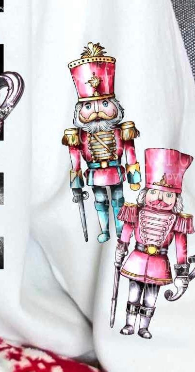 Pink nutcrackers SLEEVE 15683 DTF Transfers