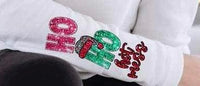 Ho ho hot mess sequin SLEEVE ONLY 11107 DTF TRANSFER