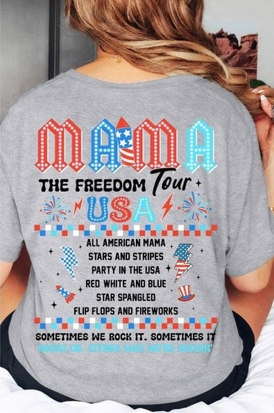 Mama the freedom tour BACK 37563 DTF transfer