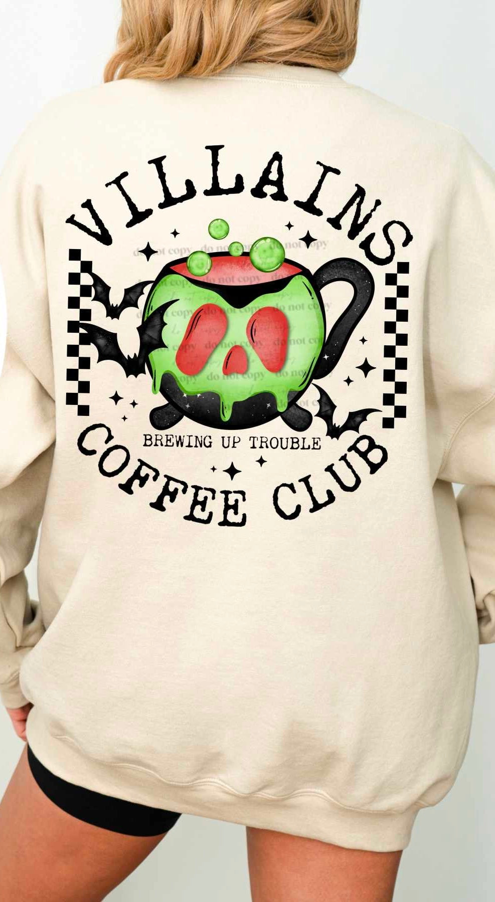 Villians coffee club (CSC) 36643 DTF transfer