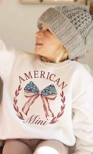 American mini bow circle 26845 DTF transfer