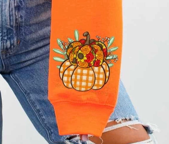Stacked pumpkins exclusive 58959 DTF transfer