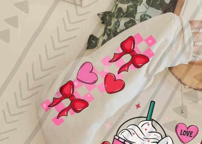 Valentine sleeve 75843 DTF transfer
