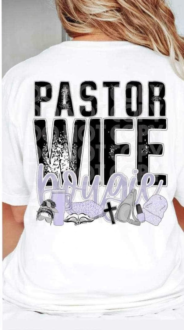 Pastor wife boujie 19439 DTF Transfer