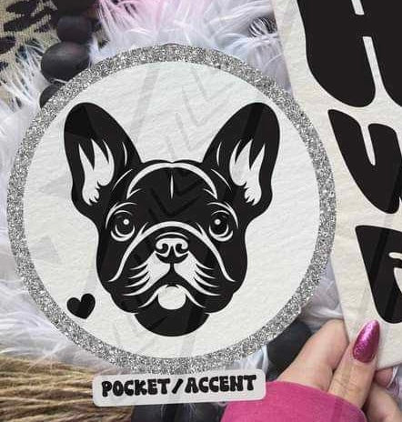 Frenchie pocket 35717 DTF transfer