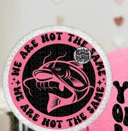 we are not the same circle BLACK 23537 DTF transfer
