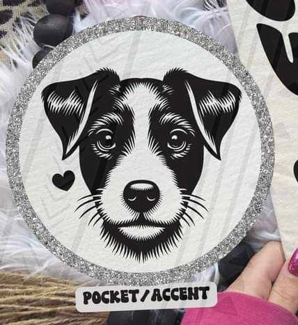 Jack Russell pocket 35801 DTF transfer