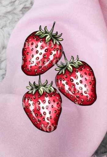 Strawberries SLEEVE 20272 DTF transfer