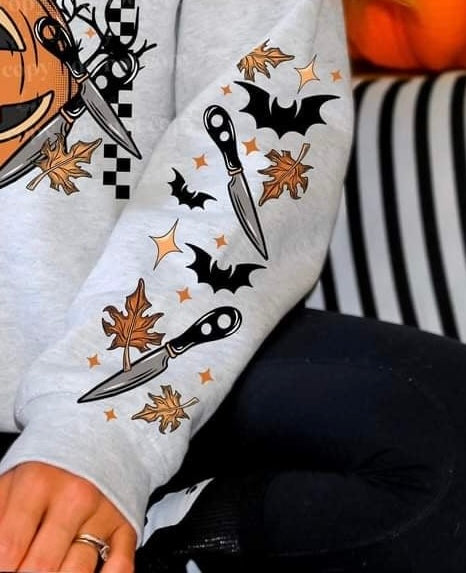 Have a killer Halloween FRONT ONLY (CSC) 50550 DTF transfer