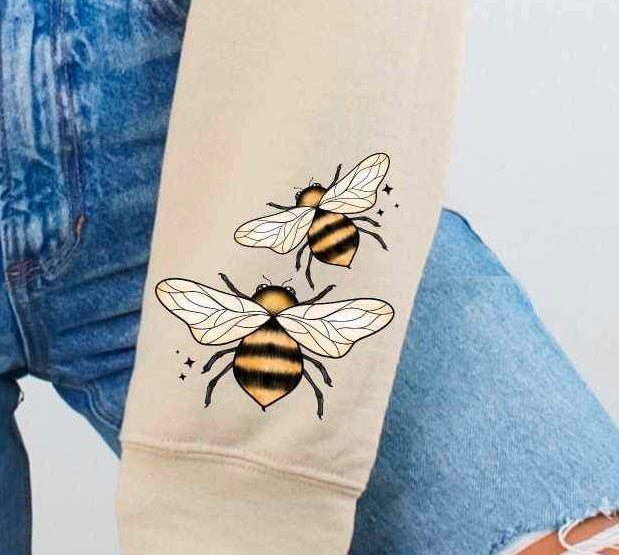 Two bees SLEEVE (CSC) 25300 DTF transfer