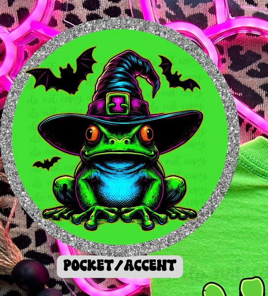 Witch frog 36433 DTF transfer