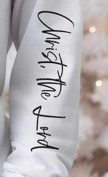 Christ in lord BLACK 17559 DTF TRANSFER