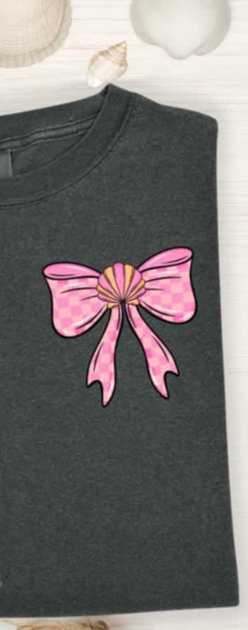 Pink seashell bow (S&G) 96330 DTF transfer