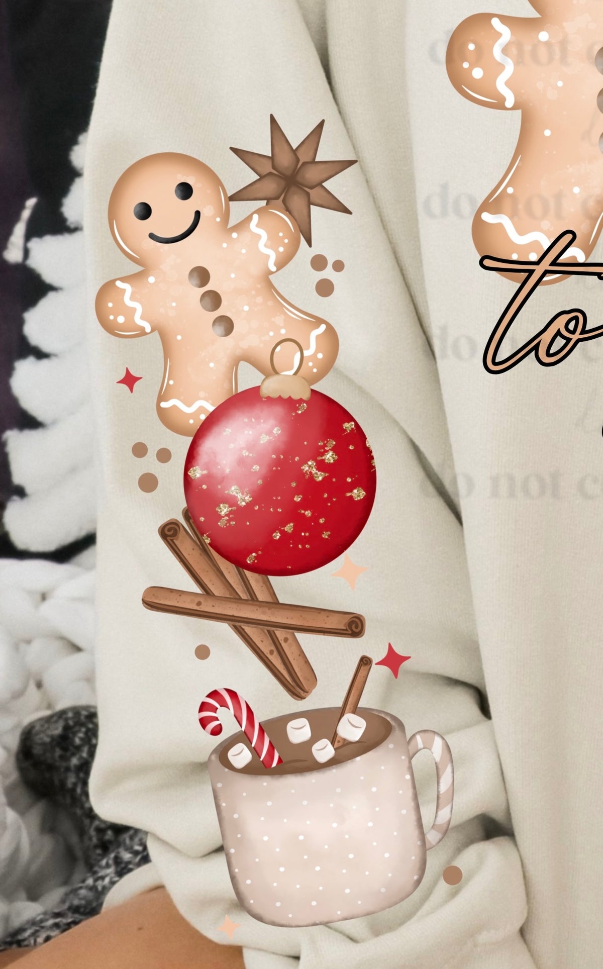 merry and cozy sleeve (CSC) 67457 DTF transfer