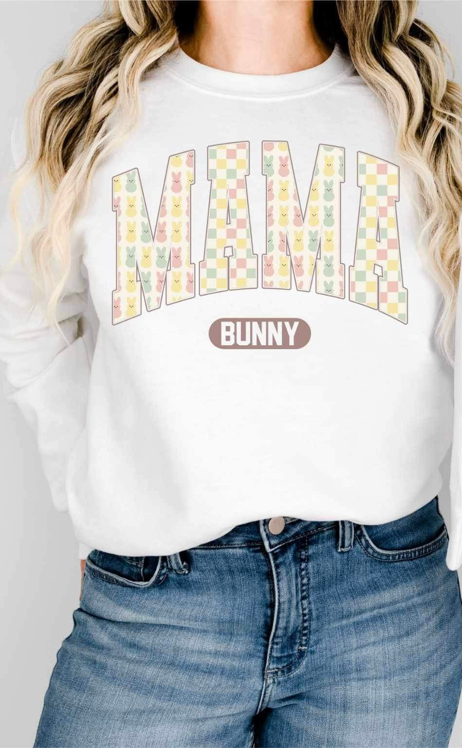 Mama bunny peep filled (WSB) 21527 DTF transfer