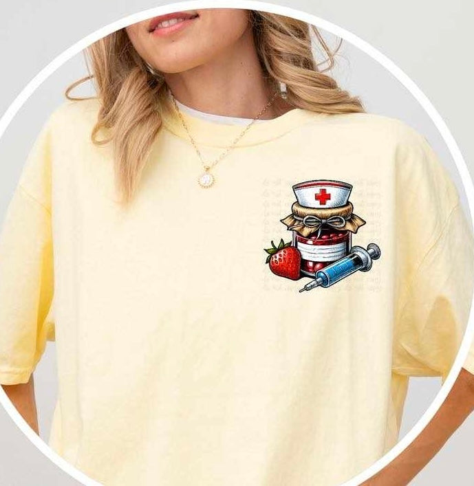 nurse item and jam 32024 DTF transfer