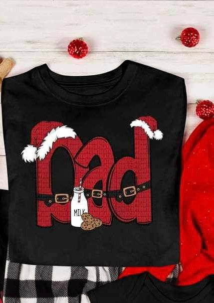 Dad (santa suit font) 16084 DTF Transfer