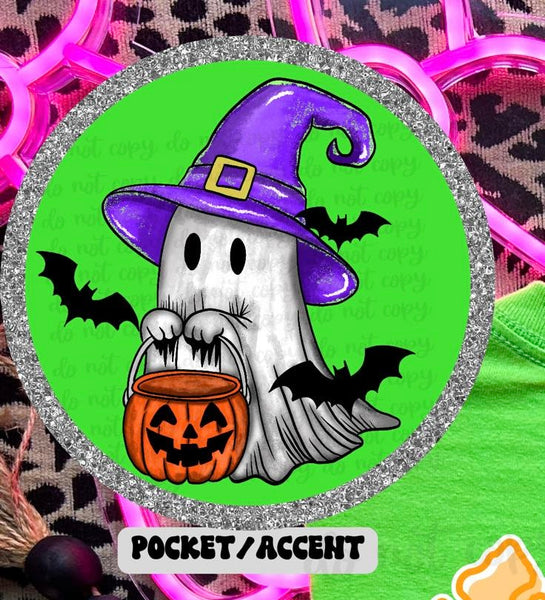 Trick or treating ghost 36464 DTF transfer