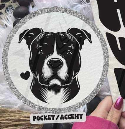 Pitbull pocket 35713 DTF transfer