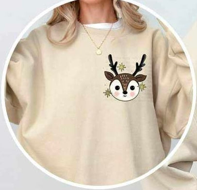 Reindeer pocket (C’s) 60905 DTF transfer
