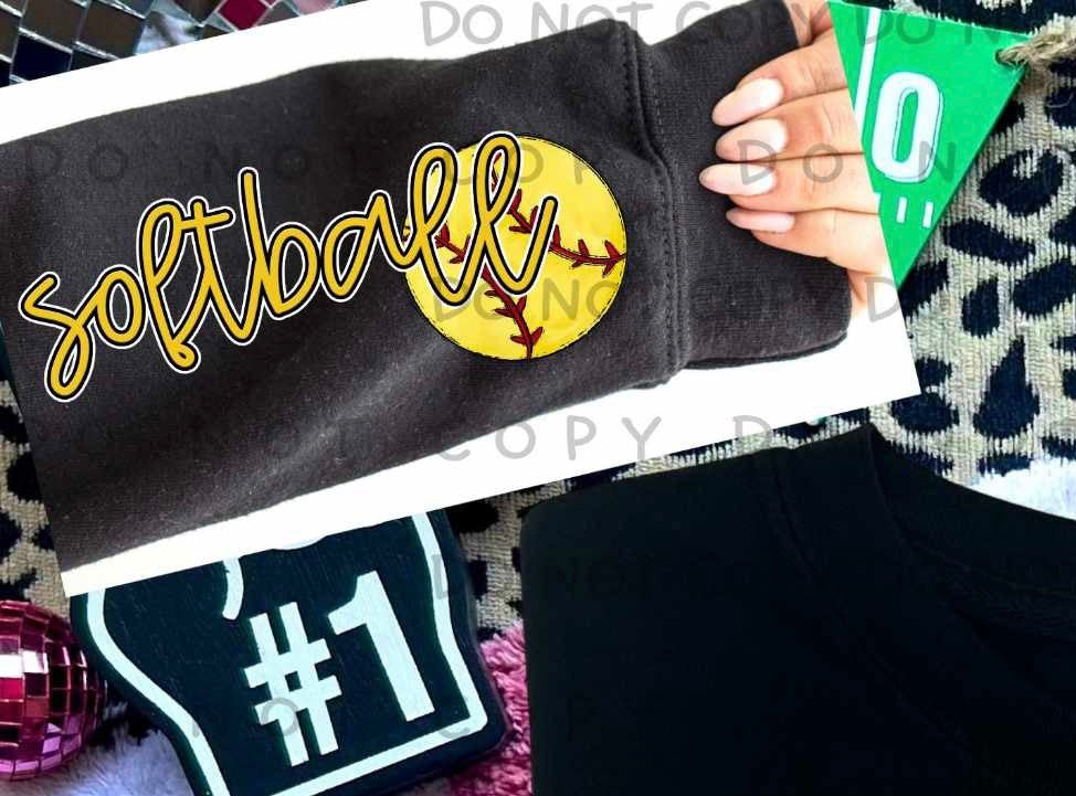 Softball sleeve (caplinger) 82638 DTF transfer