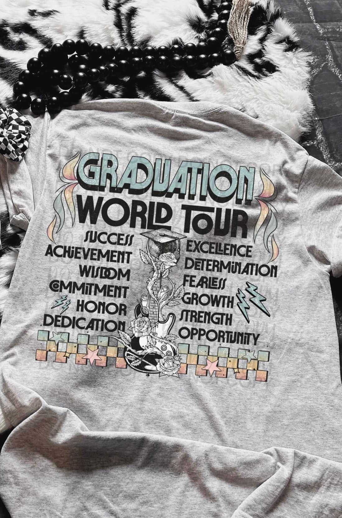 Graduation world tour (SSD) 31985 DTF transfer