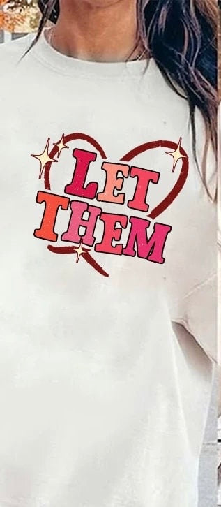 Let them heart 29848 DTF transfer