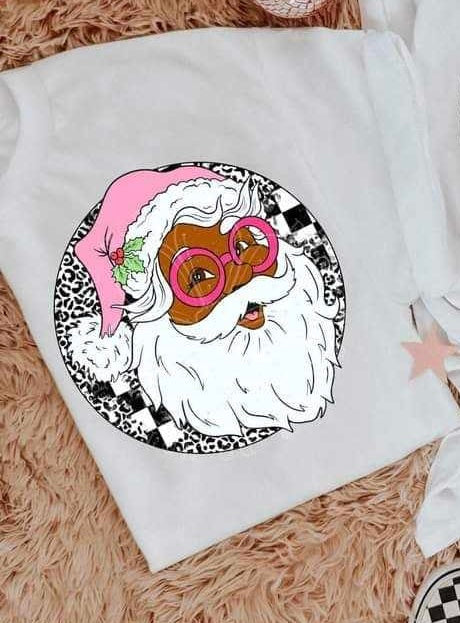 Dark Santa circle (LYTTLE) 64208 DTF transfer