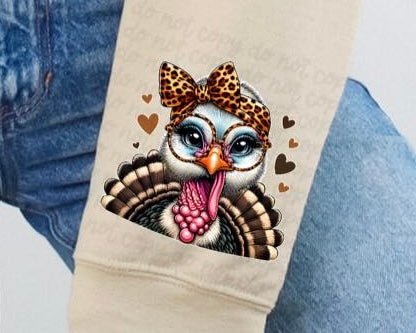 Female turkey 36806 DTF transfer