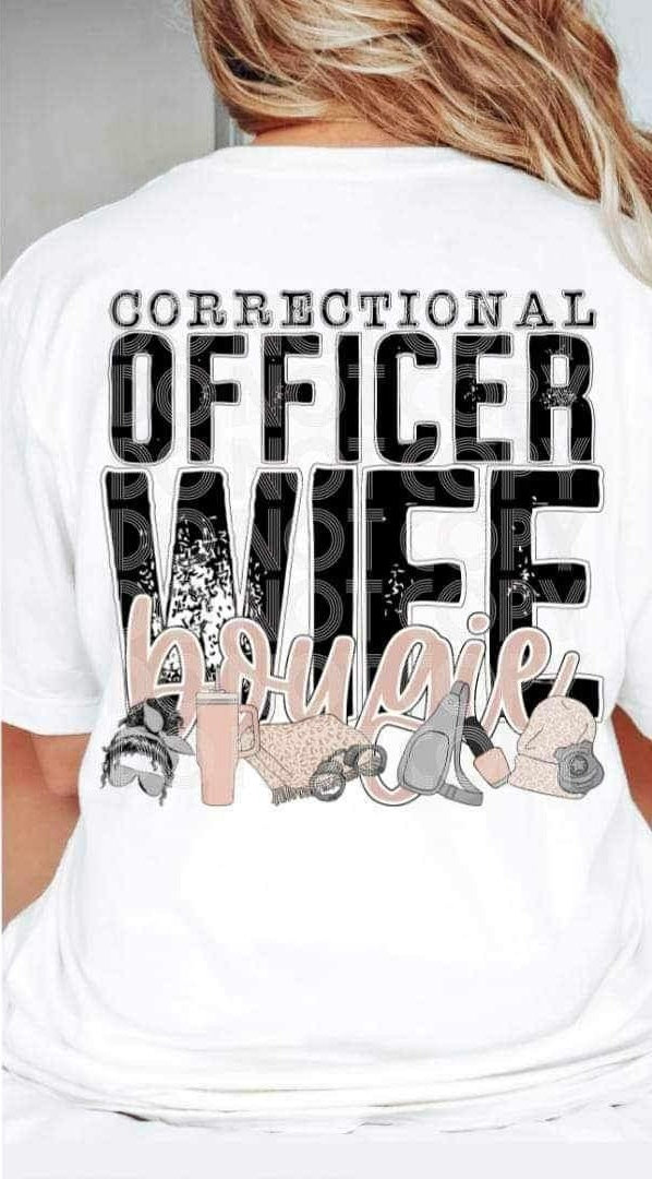 Correctional officer wife boujie 19433 DTF Transfer