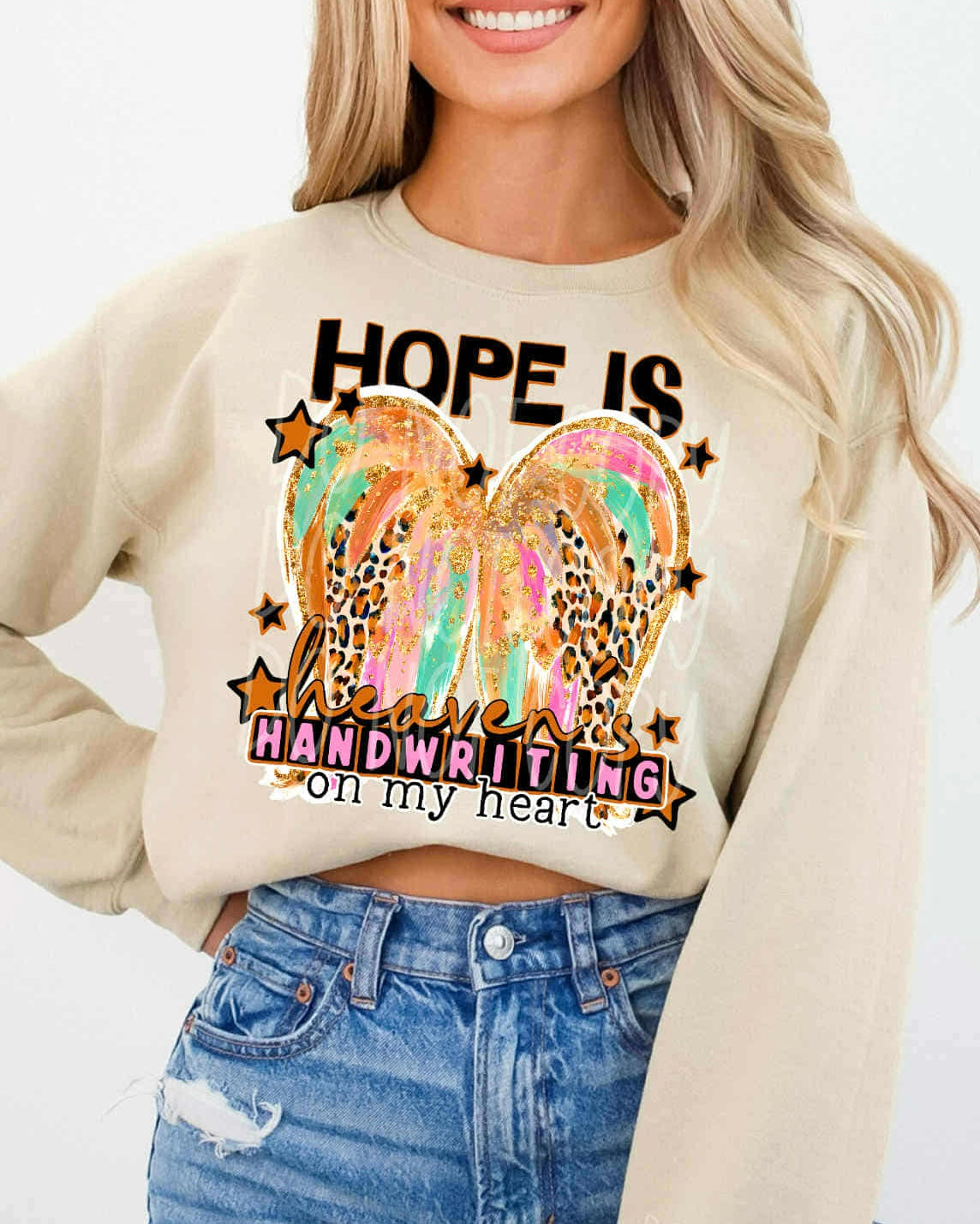 Hope is Heaven’s handwriting EXCLUSIVE DTF Transfer