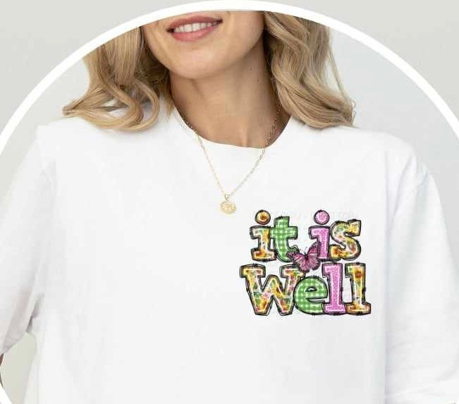 It is well spring font 29202 DTF transfer