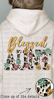 Blessed aunt leopard floral 19258 DTF TRANSFER