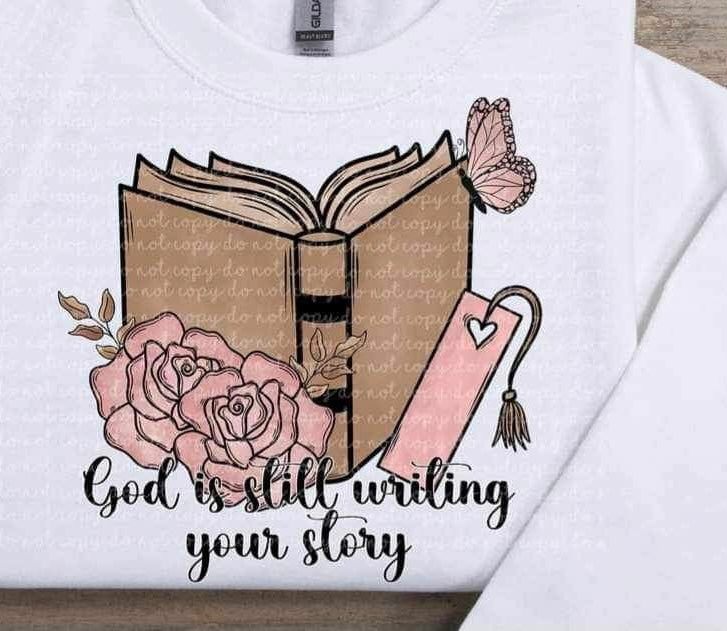 God is still writing your stoey (CMLD) 20842 DTF transfer