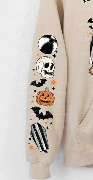 Spooky beach items SLEEVE 29207 DTF transfer