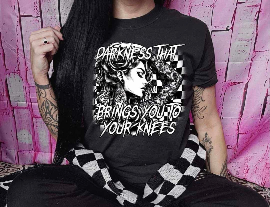 Darkness that brings you to your knees (LYTTLE) 29818 DTF transfer