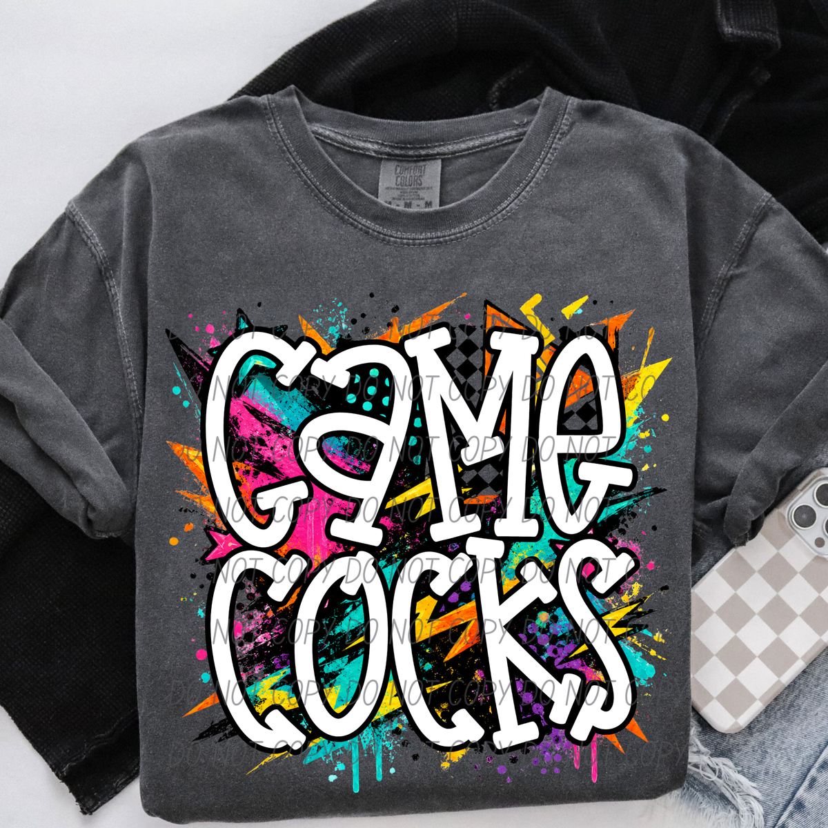 Gamescocks totally tubular (City) DTF Transfer