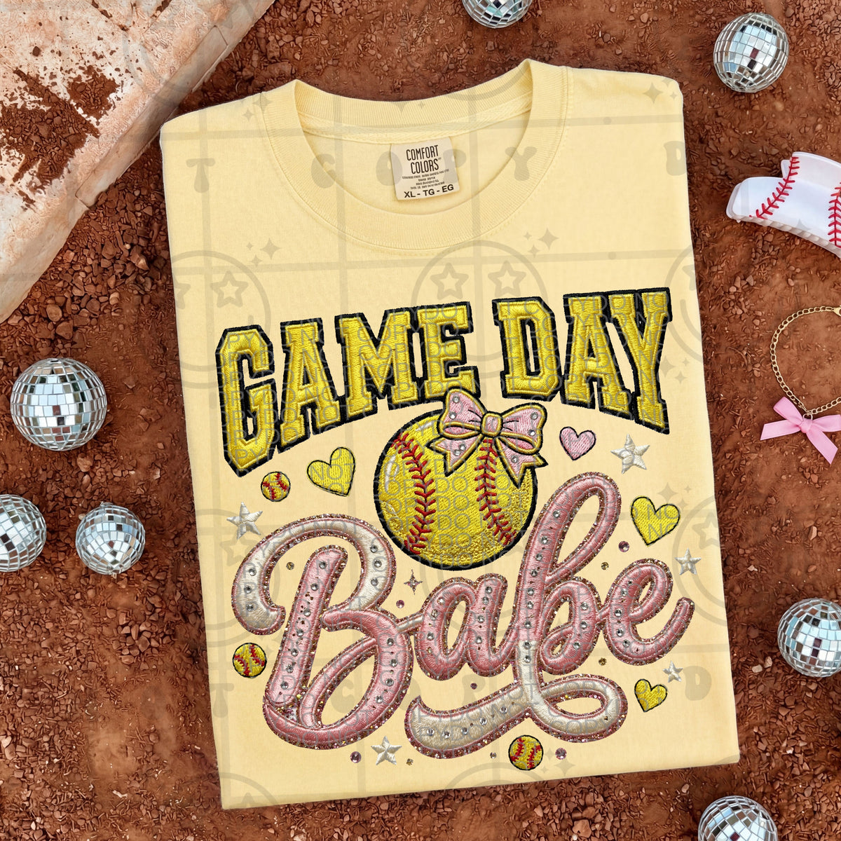 Game day babe softball (HW) DTF Transfer