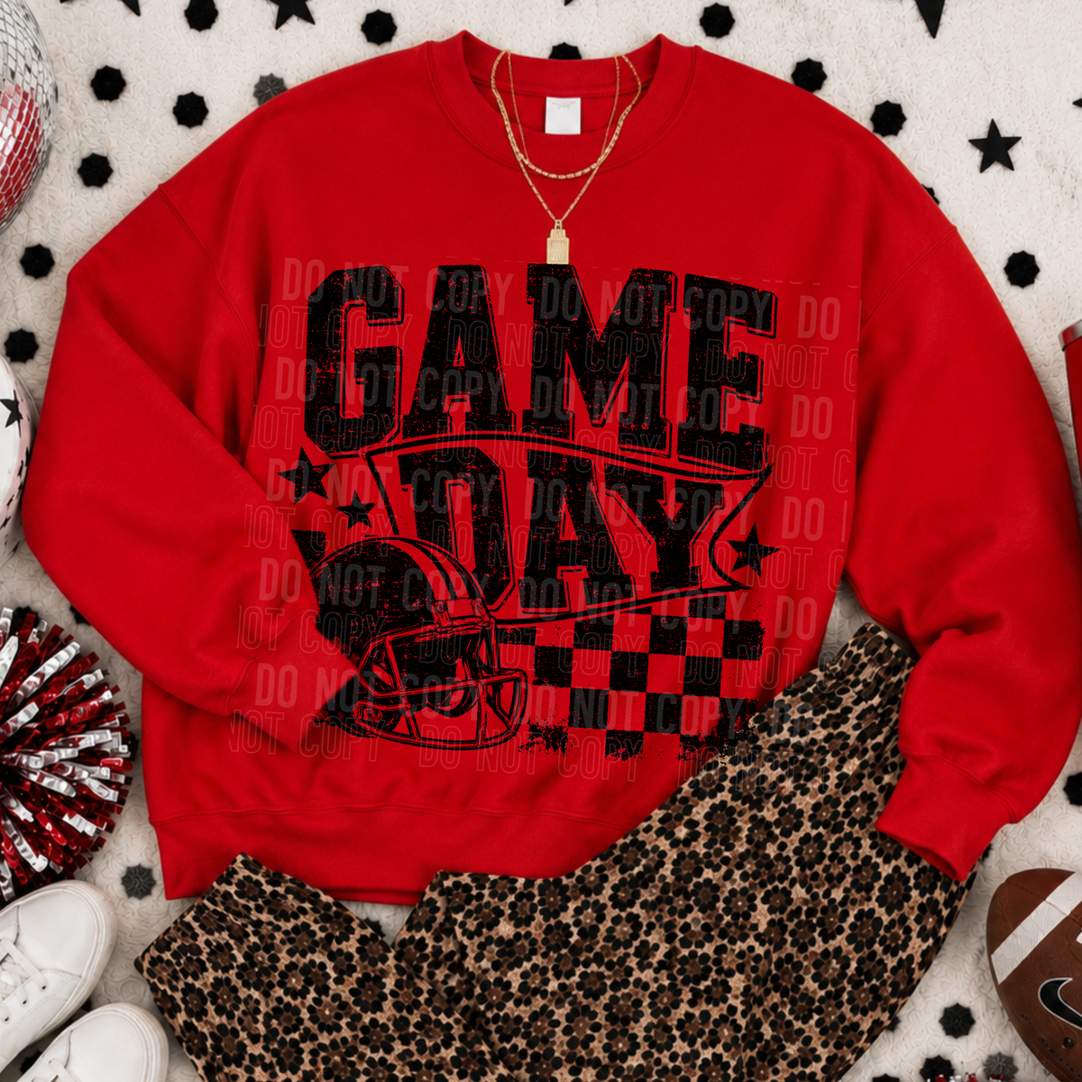 Game day checker (SBB) DTF Transfer