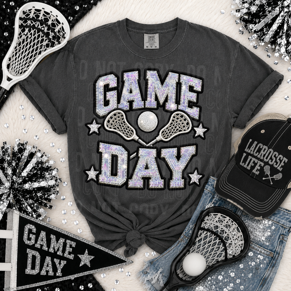 Game day football lacrosse SBB DTF Transfer