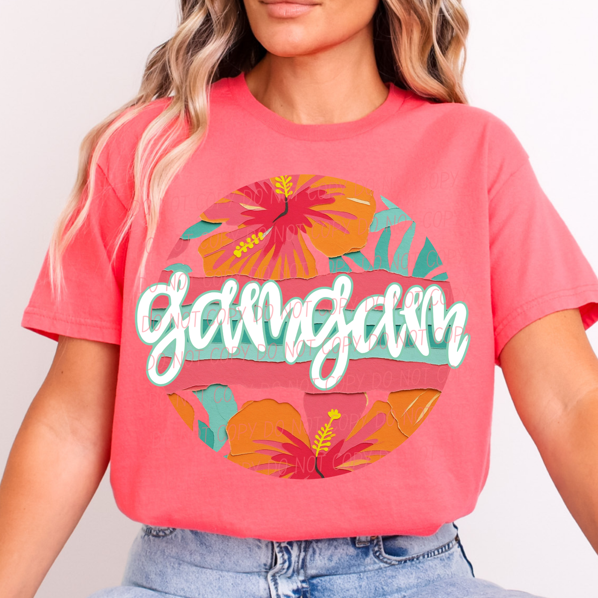 gamgam tropical circle (city) DTF Transfer